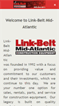 Mobile Screenshot of link-beltmidatlantic.com
